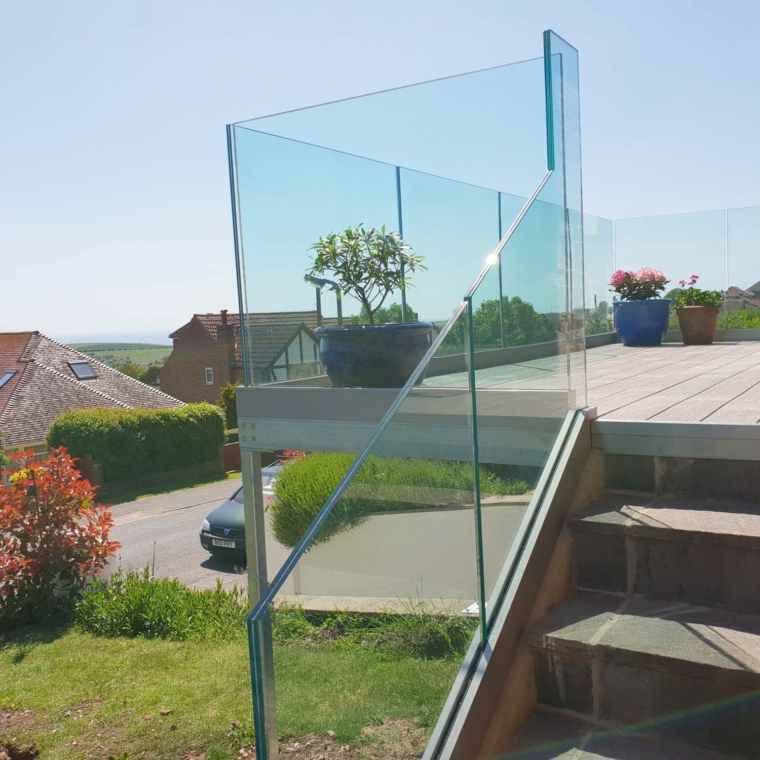 каљено стакло за балконску ограду (5)