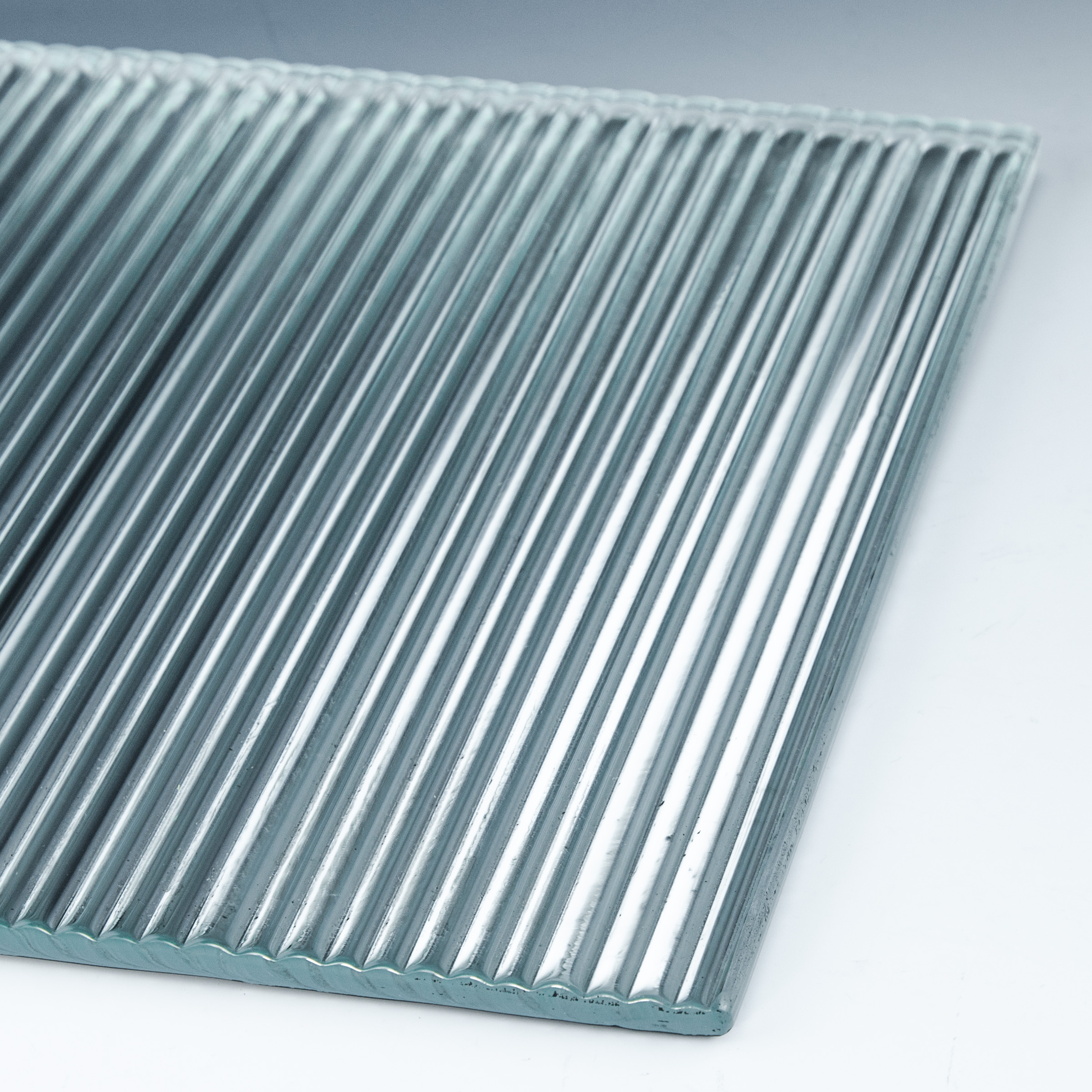 Fluted Low Iron Glass