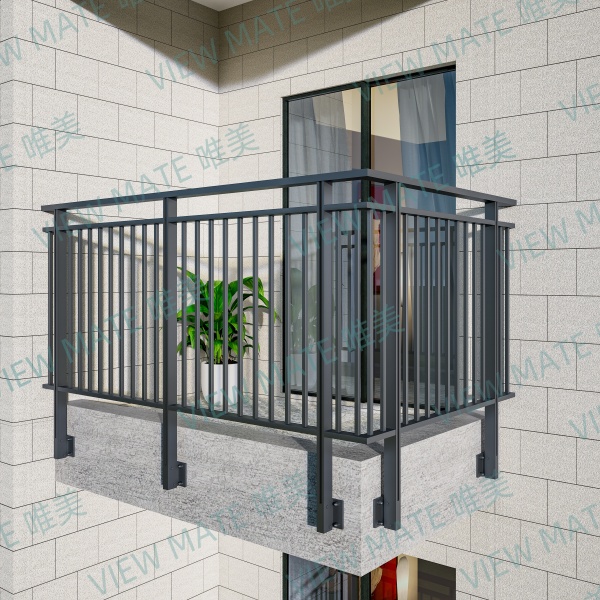 Dragon Hand Rails China 8030-F/8030-YH Vertical Mounting No-weld Aluminium Handrails ...