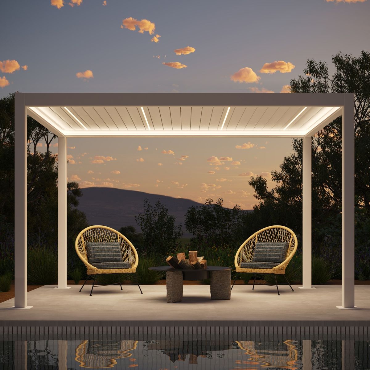 louver pergola