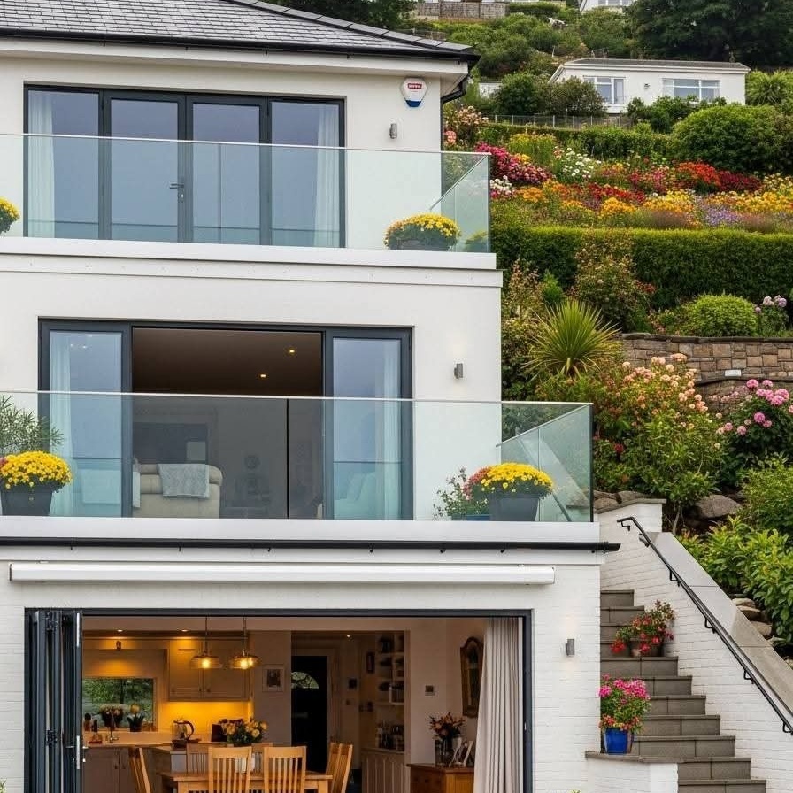 glass railing