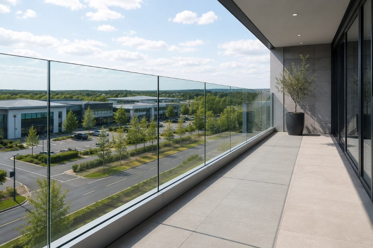 glass railing