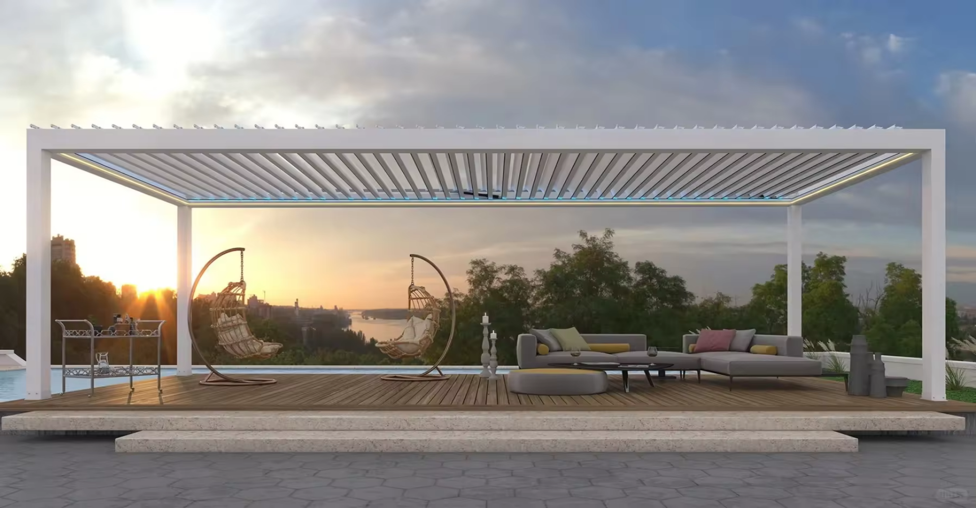 louver pergola