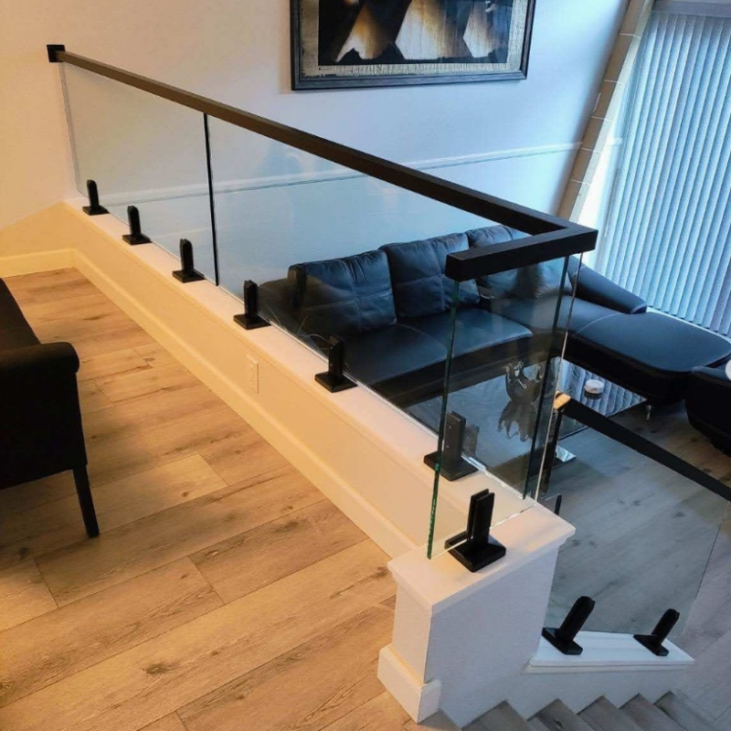 spigot glass railing